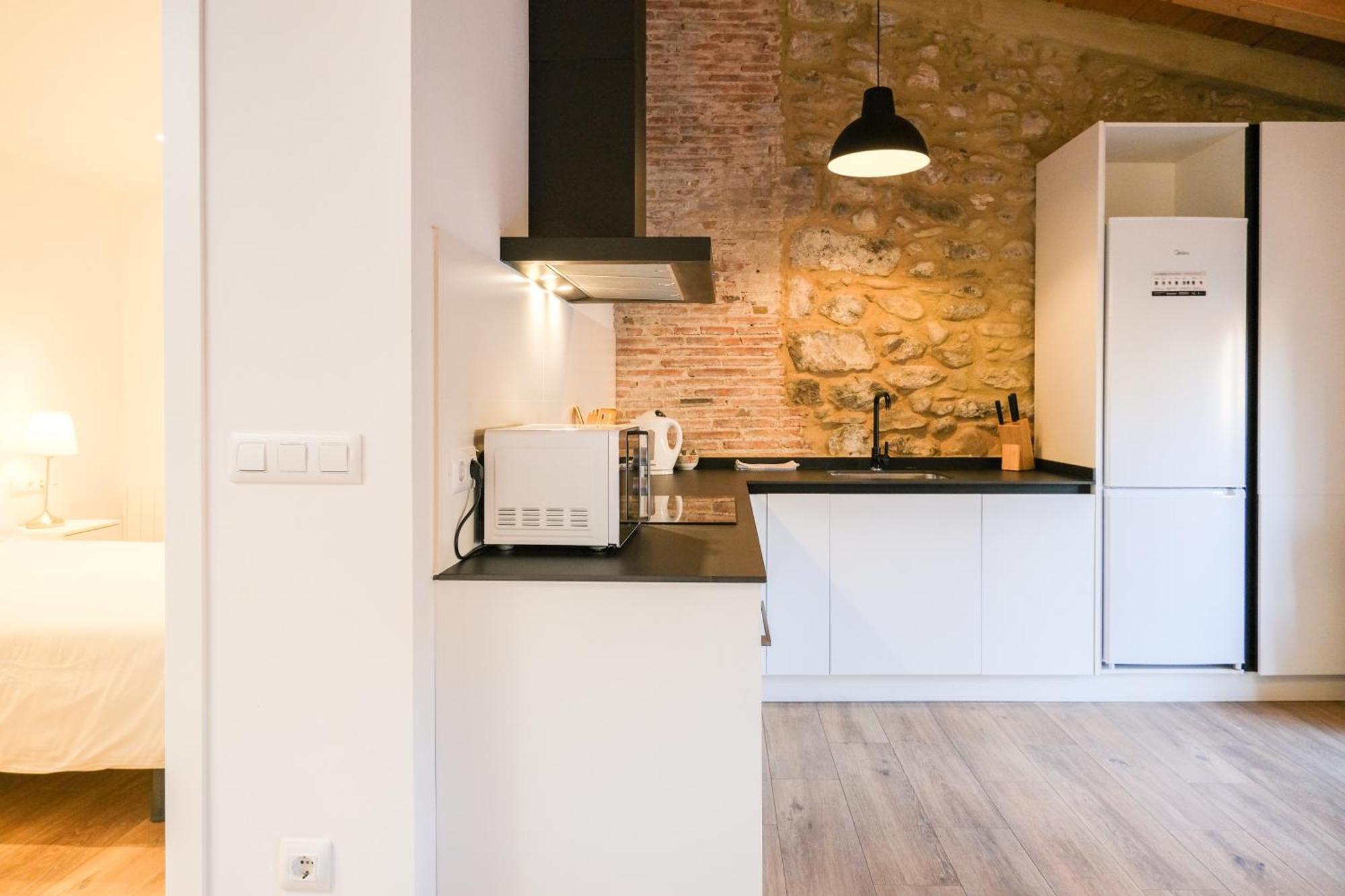 Ganganell Atic Apartamento Con Terraza En Besalú Kültér fotó