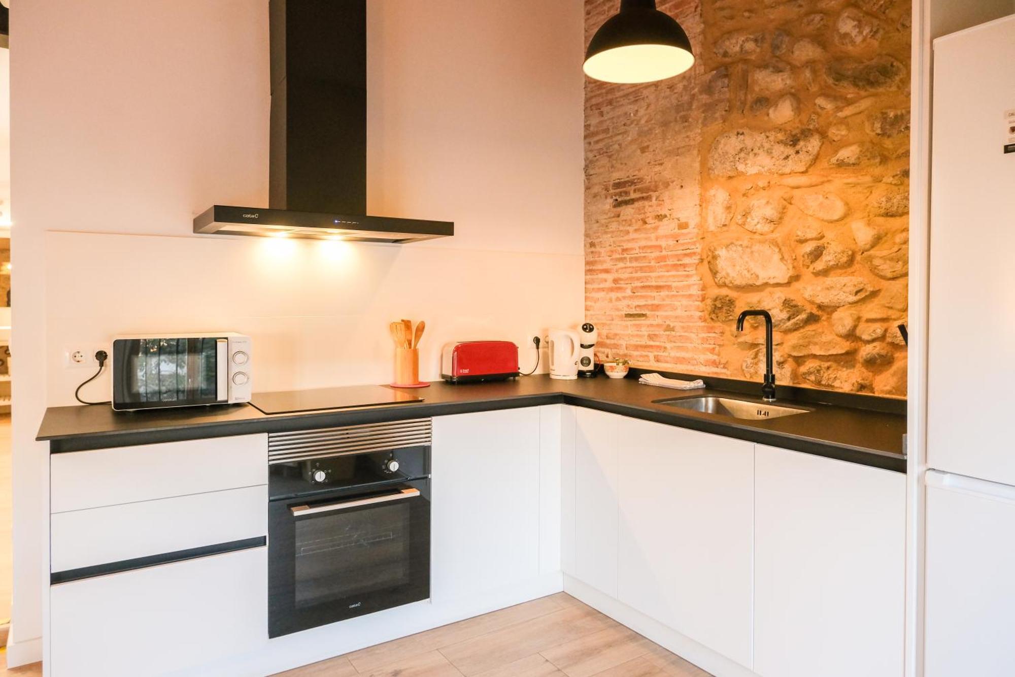 Ganganell Atic Apartamento Con Terraza En Besalú Kültér fotó