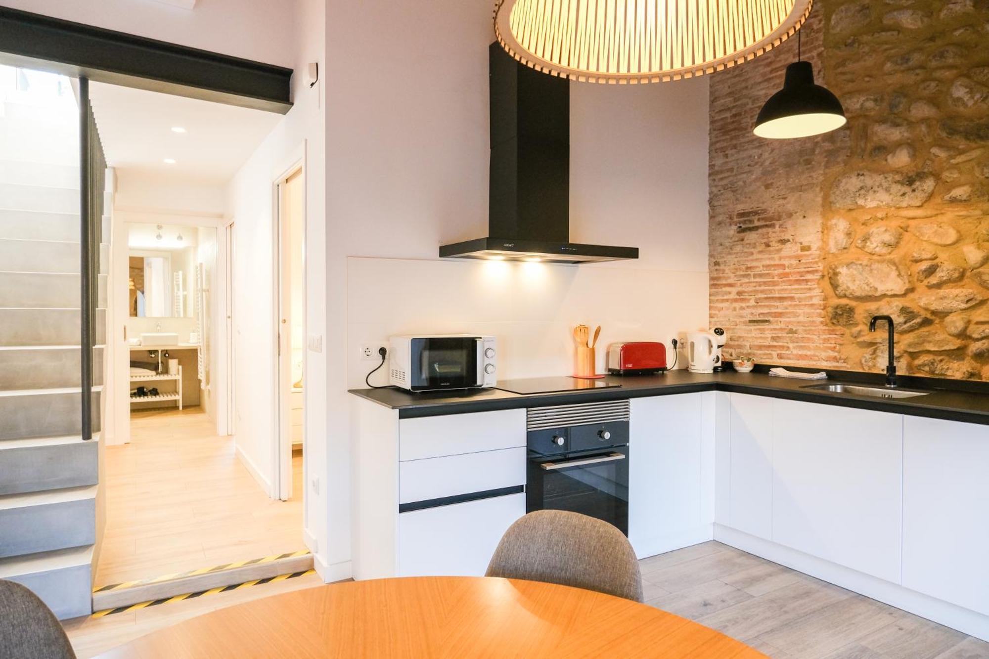 Ganganell Atic Apartamento Con Terraza En Besalú Kültér fotó